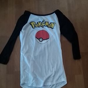 Black and White Pokemon shirt